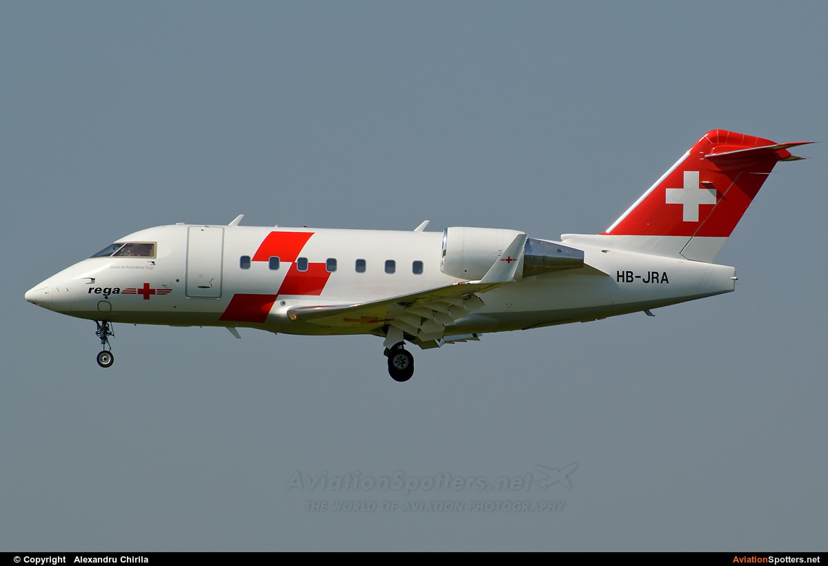 Swiss Air Ambulance  -  CL-600 Challenger 604  (HB-JRA) By Alexandru Chirila (allex)
