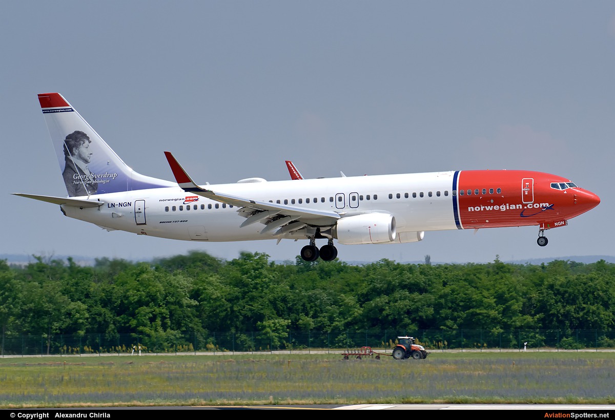 Norwegian Air Shuttle  -  737-800  (LN-NGN) By Alexandru Chirila (allex)