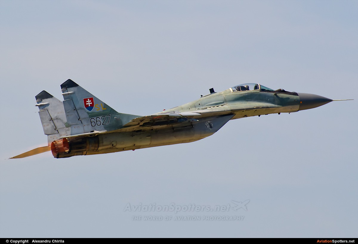 Slovakia - Air Force  -  MiG-29AS  (6627) By Alexandru Chirila (allex)