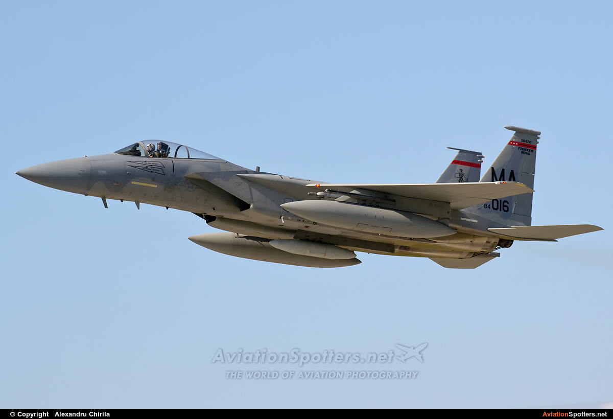 USA - Air Force  -  F-15C Eagle  (84-0016) By Alexandru Chirila (allex)