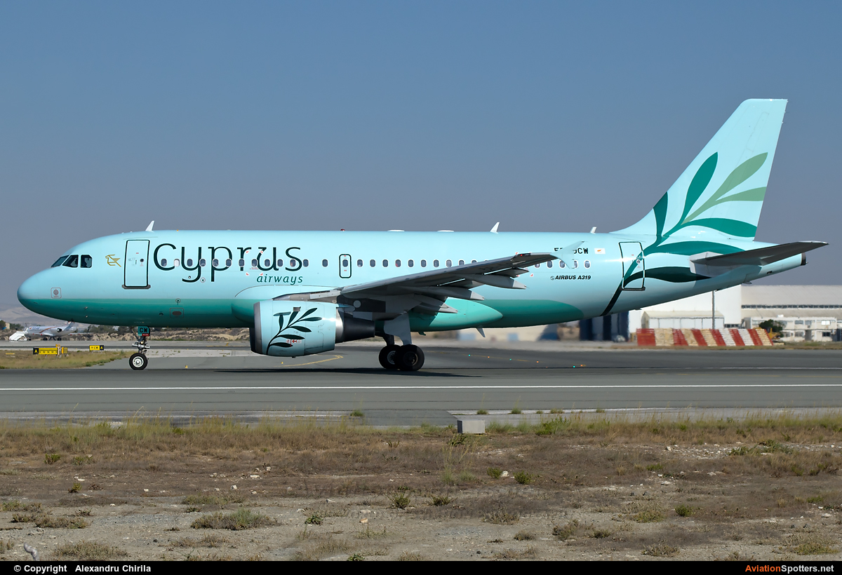 Cyprus Airways  -  A319  (5B-DCW) By Alexandru Chirila (allex)