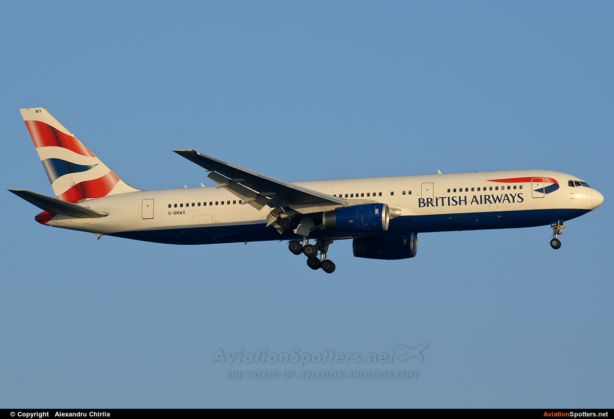 British Airways  -  767-300ER  (G-BNWX) By Alexandru Chirila (allex)