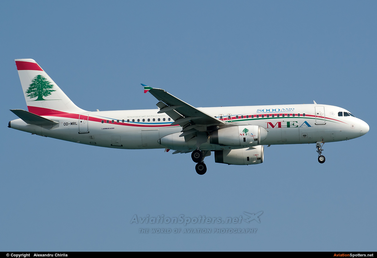Middle East Airlines - MEA  -  A320-232  (OD-MRL) By Alexandru Chirila (allex)
