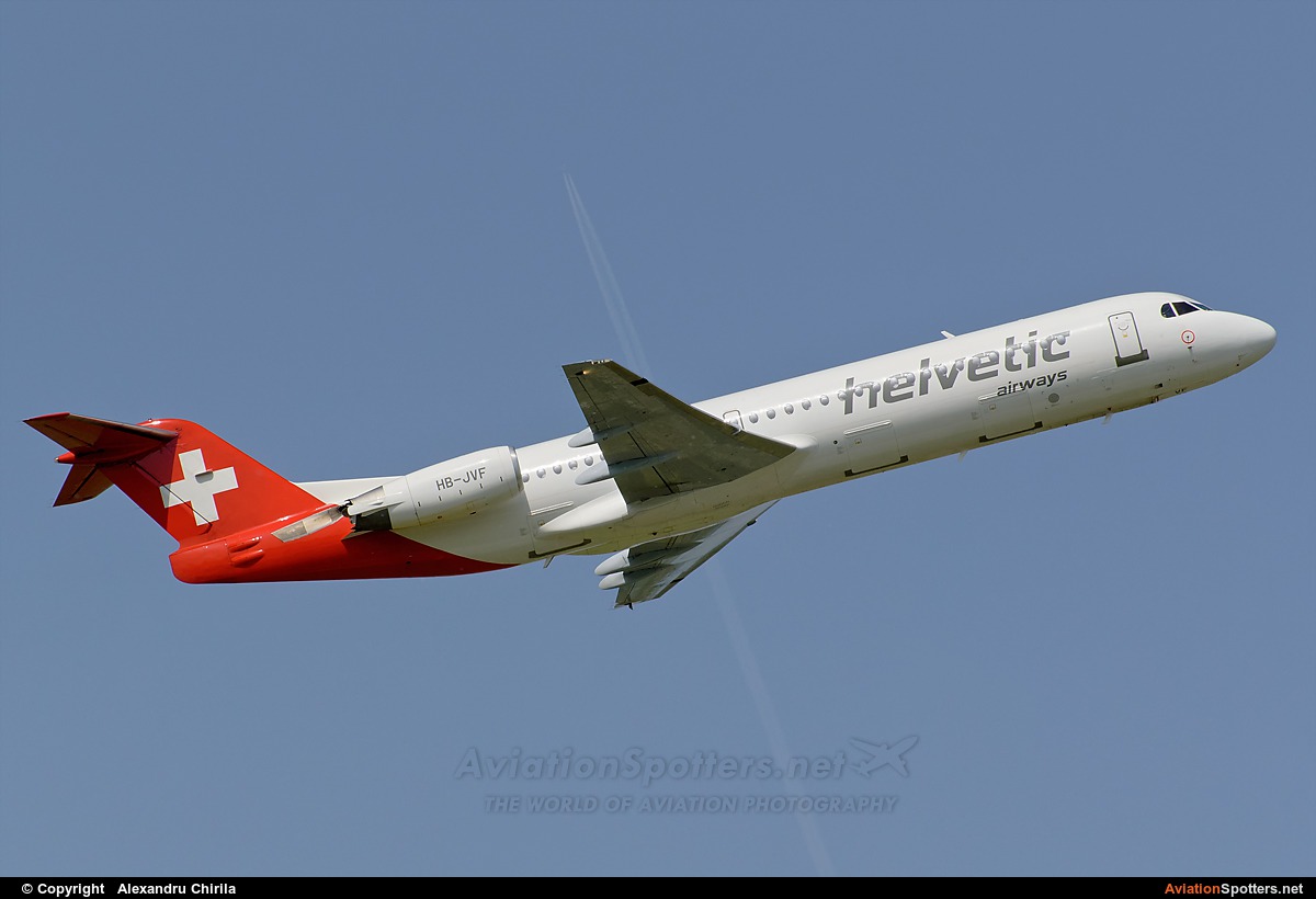 Helvetic Airways  -  100  (HB-JVF) By Alexandru Chirila (allex)