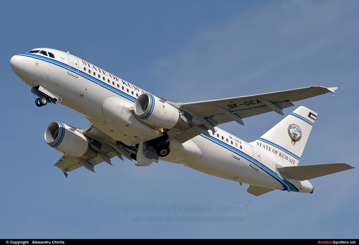 Kuwait - Government  -  A319-111  (9K-GEA) By Alexandru Chirila (allex)