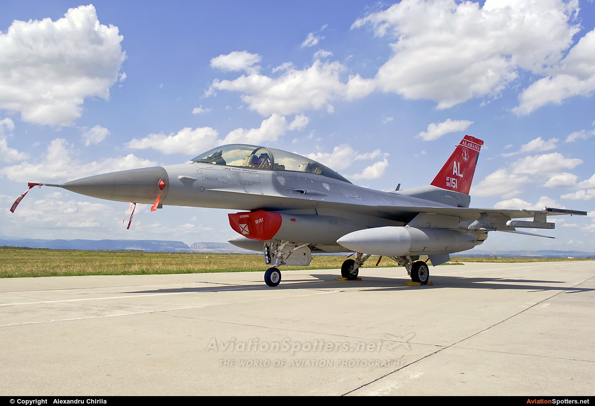 USA - Air Force  -  F-16D Fighting Falcon  (88-0151) By Alexandru Chirila (allex)