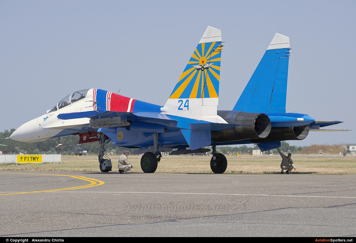Russia - Air Force : Russian Knights  -  Su-27UB  (24 ) By Alexandru Chirila (allex)
