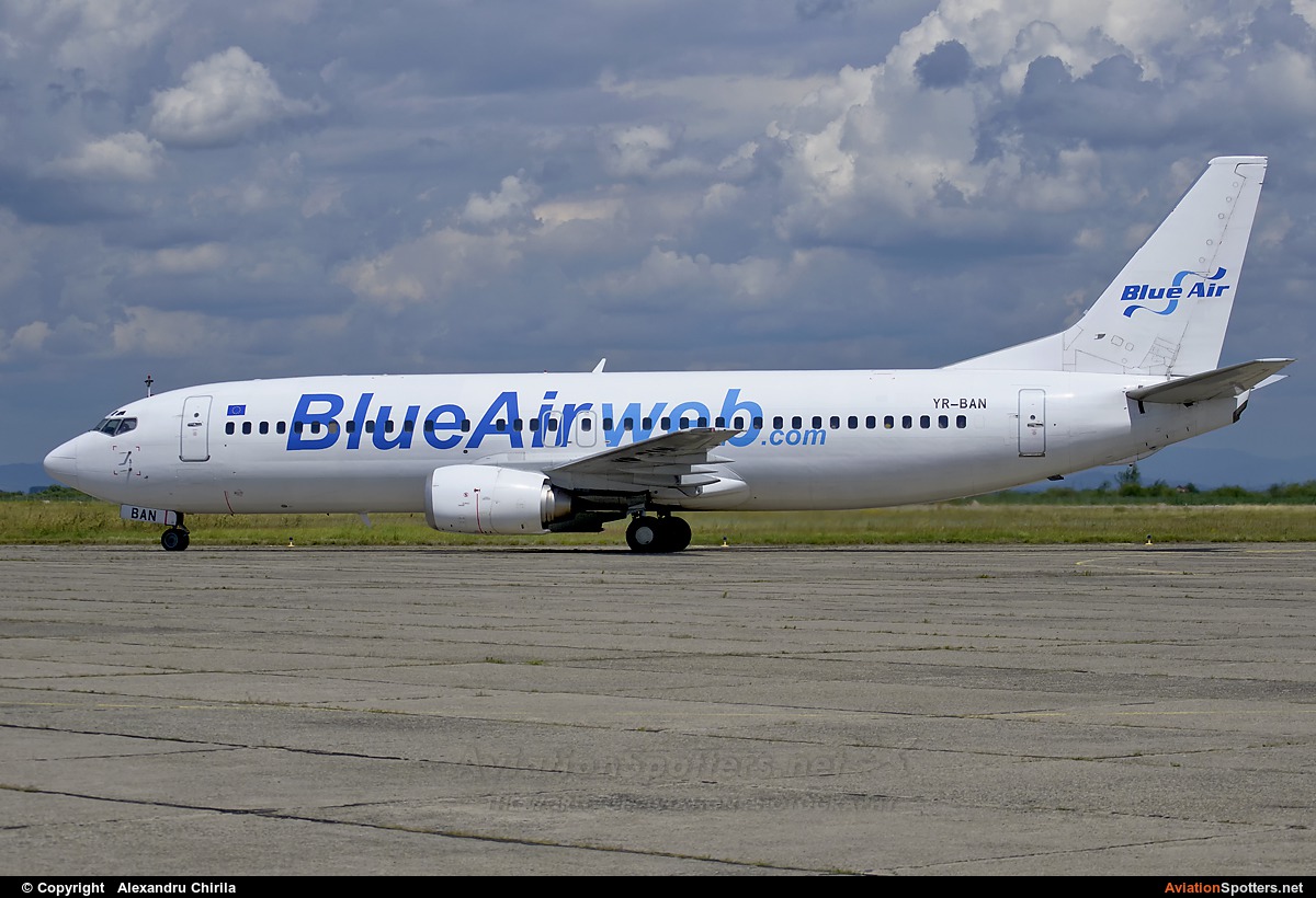 Blue Air  -  737-400  (YR-BAN) By Alexandru Chirila (allex)