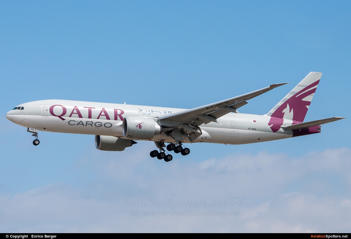 Qatar Airways Cargo  -  777-200F  (A7-BFB) By Enrico Berger (Nord Spotter)