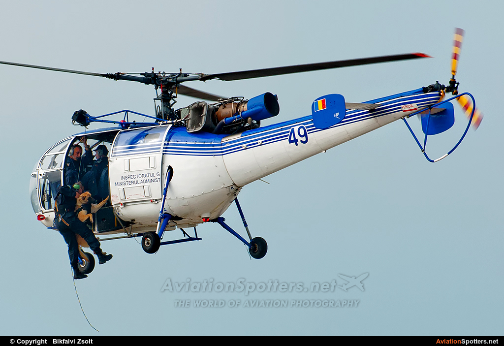 Romanian Civil Aeronautical Authority  -  IAR-316B Alouette III  (49) By Bikfalvi Zsolt (Floyd)