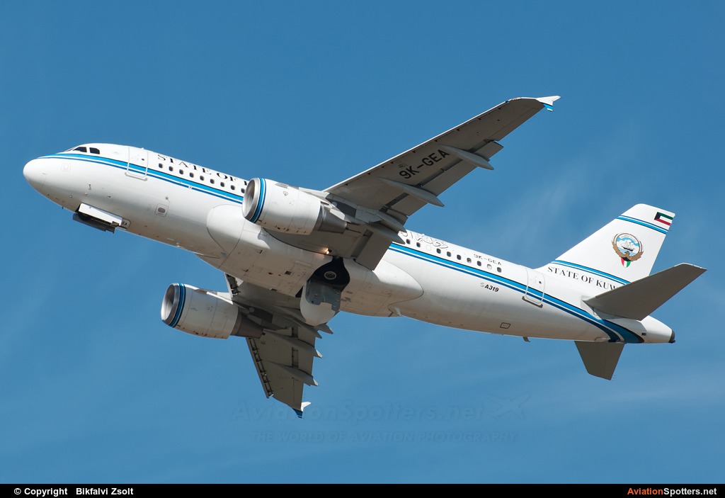 Kuwait - Government  -  A319-111  (9K-GEA) By Bikfalvi Zsolt (Floyd)