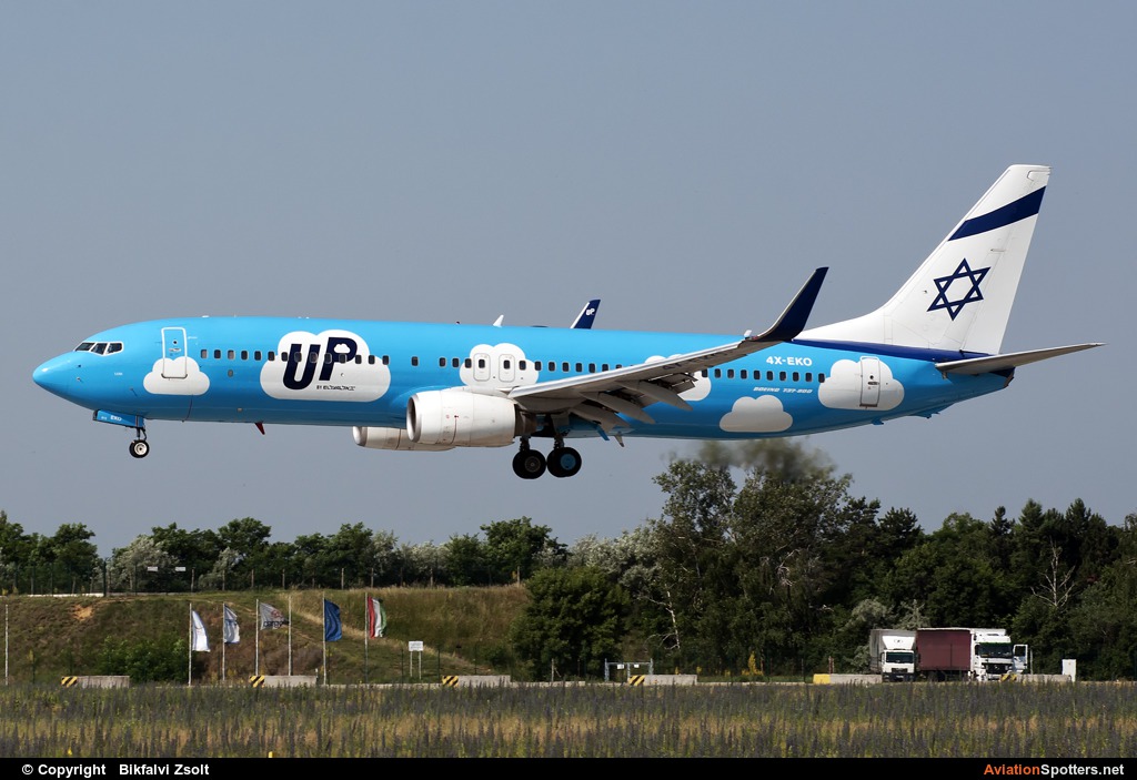 Up (El Al Israel Airlines)  -  737-800 BBJ  (4X-EKO) By Bikfalvi Zsolt (Floyd)
