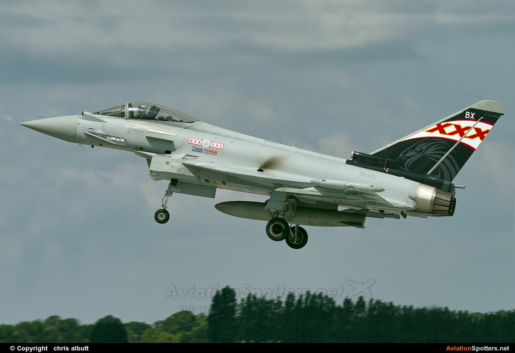 UK - Air Force  -  EF-2000 Typhoon FGR.4  (ZK343) By chris albutt (ctt2706)