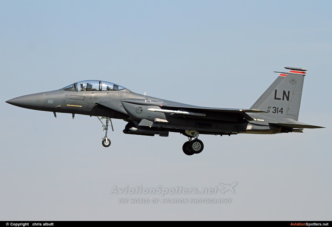 USA - Air Force  -  F-15E Strike Eagle  (91-0314) By chris albutt (ctt2706)