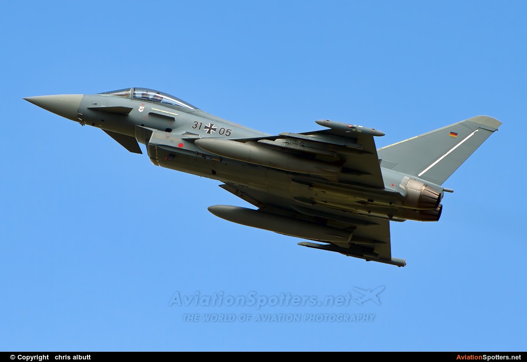 Germany - Air Force  -  EF-2000 Typhoon S  (3105) By chris albutt (ctt2706)