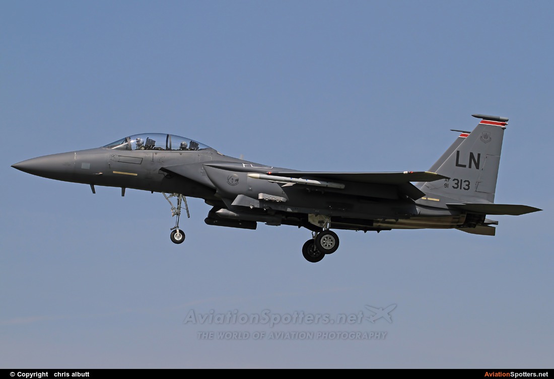 USA - Air Force  -  F-15E Strike Eagle  (91-0313) By chris albutt (ctt2706)