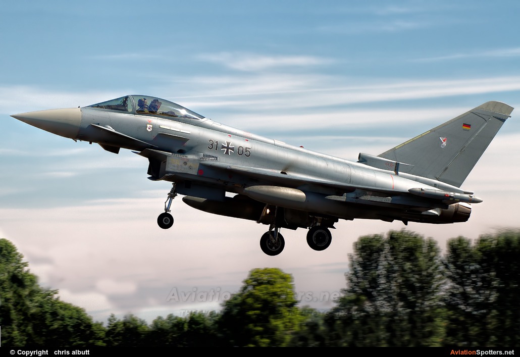Germany - Air Force  -  Typhoon  (3105) By chris albutt (ctt2706)