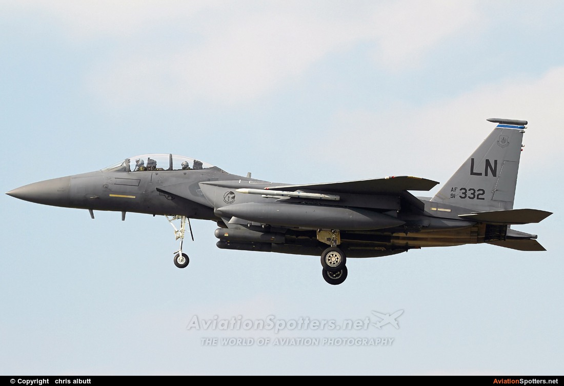 USA - Air Force  -  F-15E Strike Eagle  (91-0332) By chris albutt (ctt2706)
