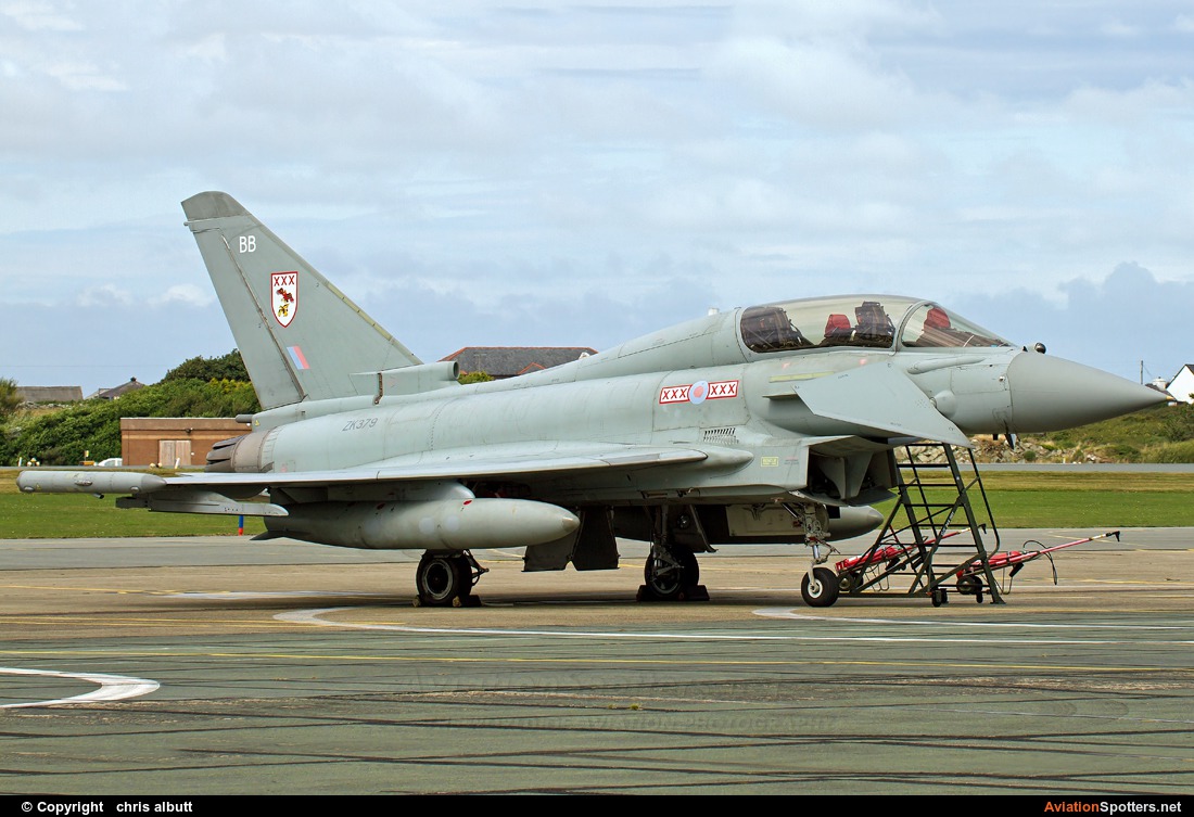 UK - Air Force  -  EF-2000 Typhoon T3  (ZK379) By chris albutt (ctt2706)