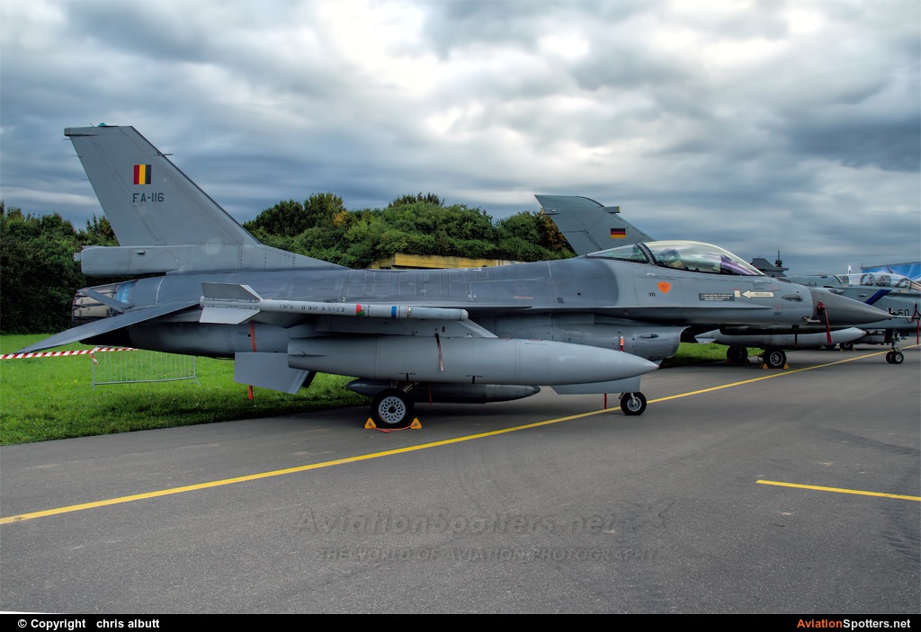 Belgium - Air Force  -  F-16AM Fighting Falcon  (FA-116) By chris albutt (ctt2706)