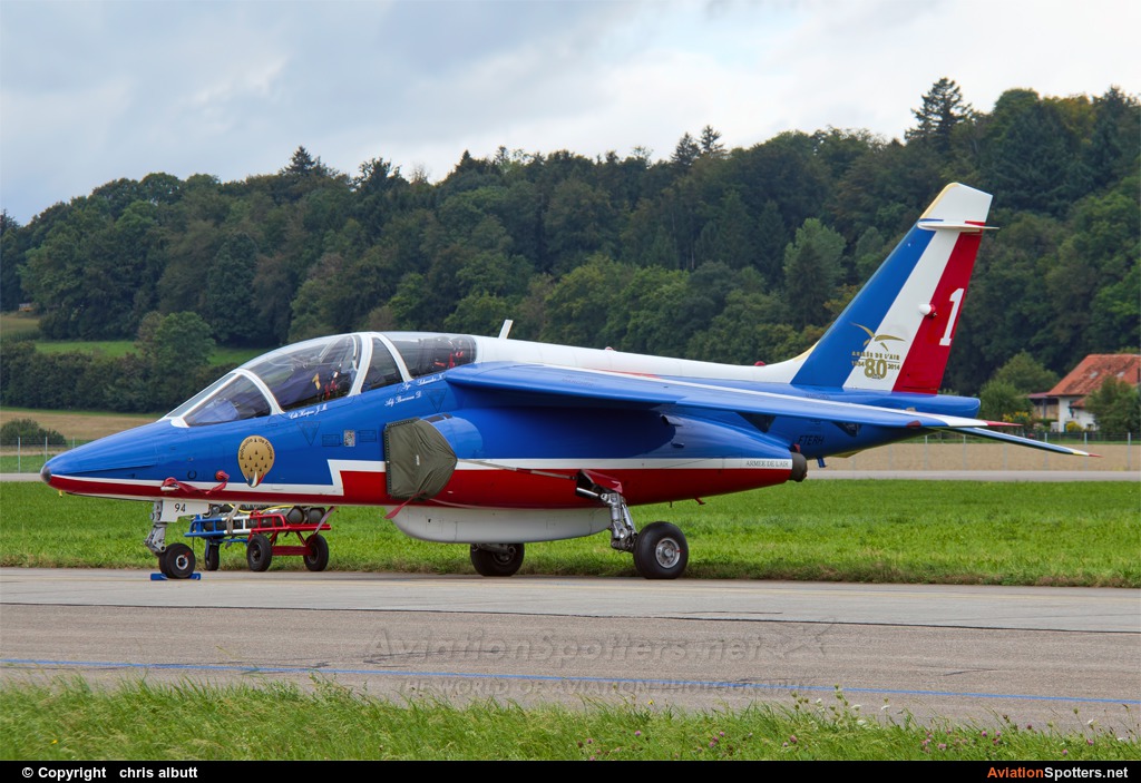 France - Air Force: Patrouille de France  -  Alpha Jet E  (E94) By chris albutt (ctt2706)