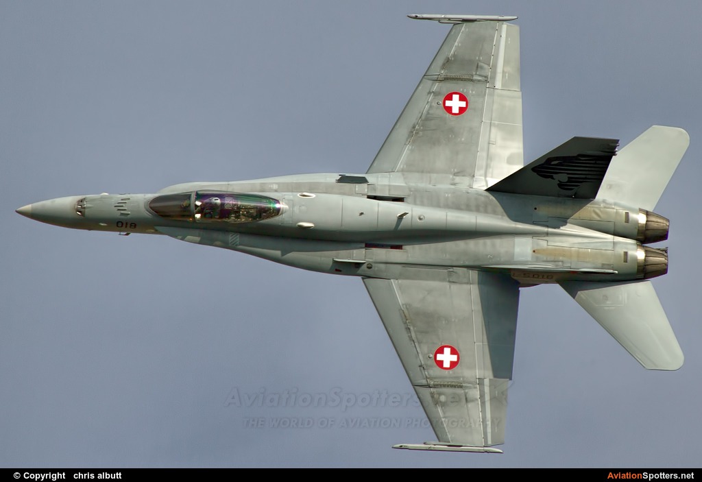 Switzerland - Air Force  -  F-A-18C Hornet  (J-5018) By chris albutt (ctt2706)