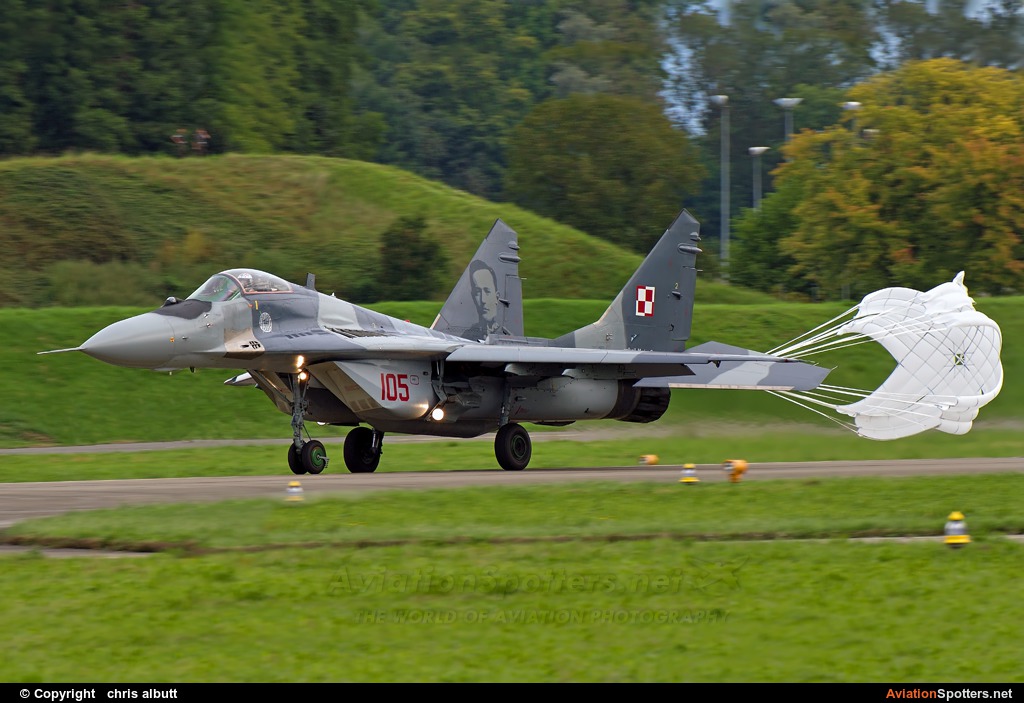 Poland - Air Force  -  MiG-29A  (105) By chris albutt (ctt2706)