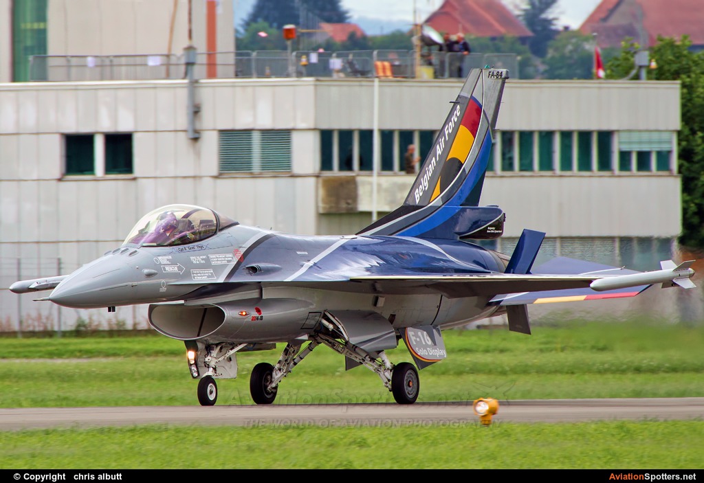 Belgium - Air Force  -  F-16AM Fighting Falcon  (FA-84) By chris albutt (ctt2706)