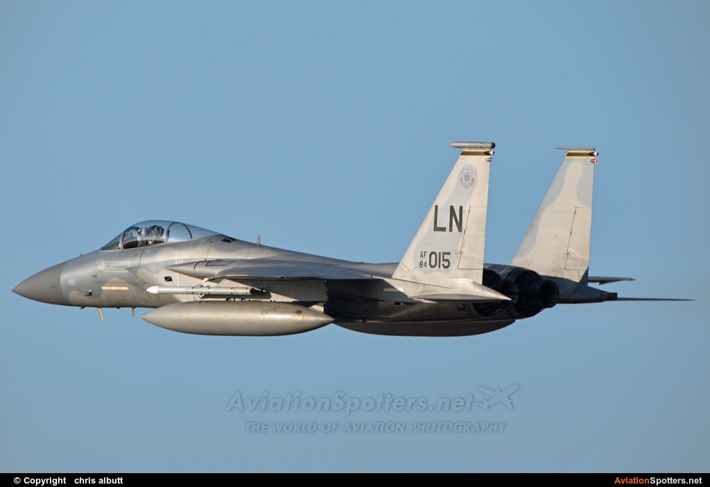 USA - Air Force  -  F-15C Eagle  (84-0015) By chris albutt (ctt2706)