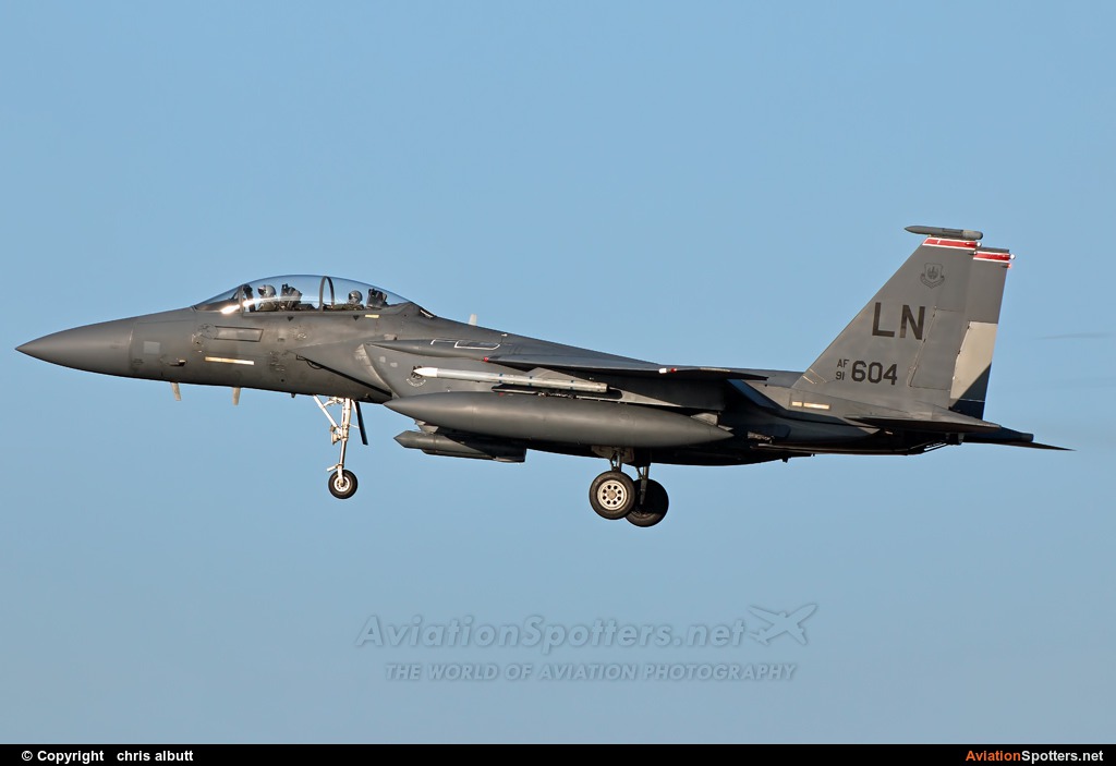 USA - Air Force  -  F-15E Strike Eagle  (91-0604) By chris albutt (ctt2706)