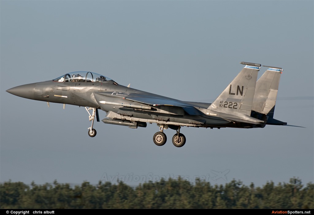 USA - Air Force  -  F-15E Strike Eagle  (97-0222) By chris albutt (ctt2706)