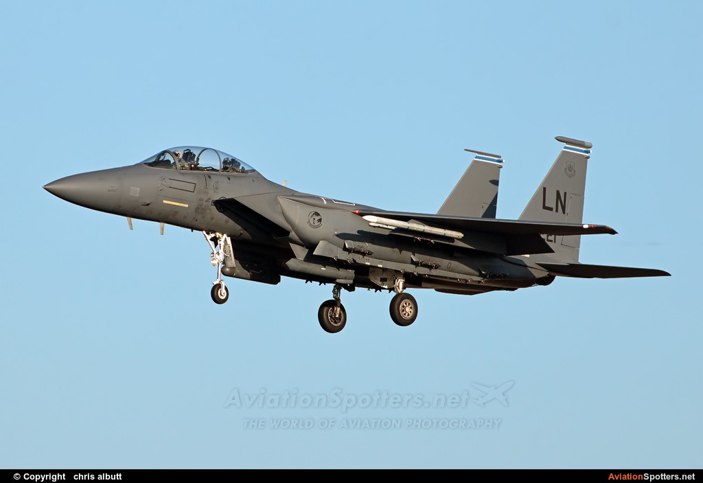 USA - Air Force  -  F-15E Strike Eagle  (97-0221) By chris albutt (ctt2706)