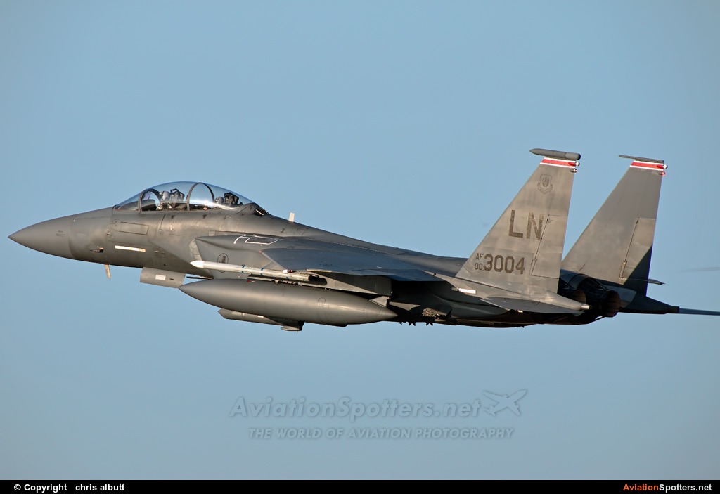USA - Air Force  -  F-15E Strike Eagle  (00-3004) By chris albutt (ctt2706)