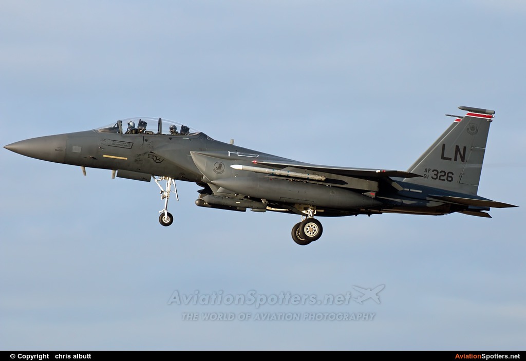 USA - Air Force  -  F-15E Strike Eagle  (91-0326) By chris albutt (ctt2706)