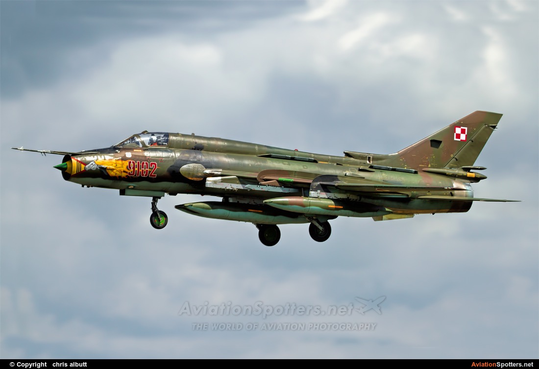 Poland - Air Force  -  Su-22M-4  (9102) By chris albutt (ctt2706)