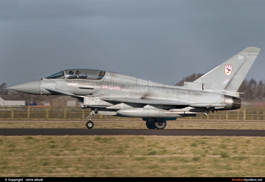 UK - Air Force  -  EF-2000 Typhoon T3  (ZJ805) By chris albutt (ctt2706)