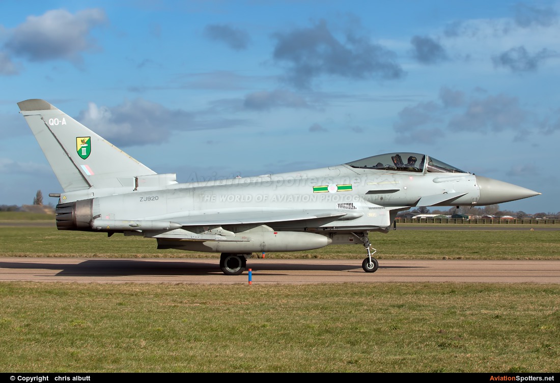 UK - Air Force  -  EF-2000 Typhoon FGR.4  (ZJ920) By chris albutt (ctt2706)