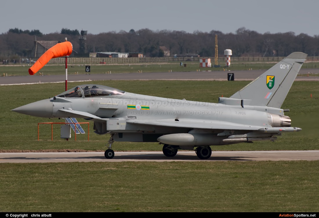 UK - Air Force  -  EF-2000 Typhoon FGR.4  (ZJ926) By chris albutt (ctt2706)