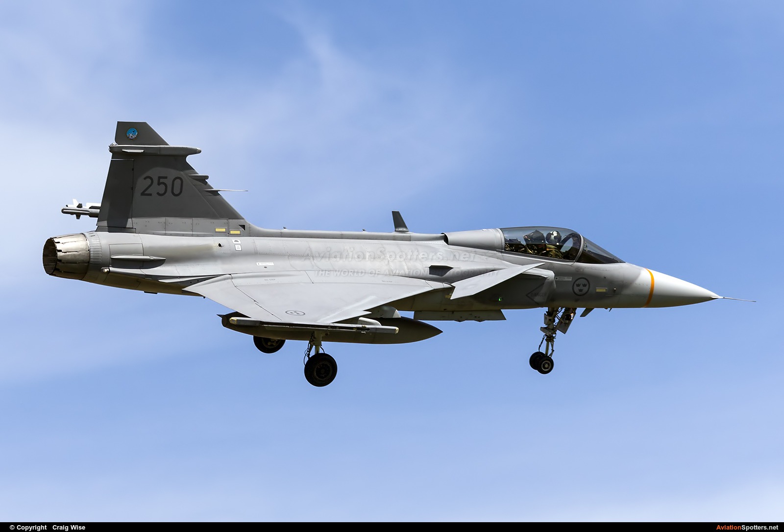 Sweden - Air Force  -  JAS 39C Gripen  (39250) By Craig Wise (Tigger Bounce)