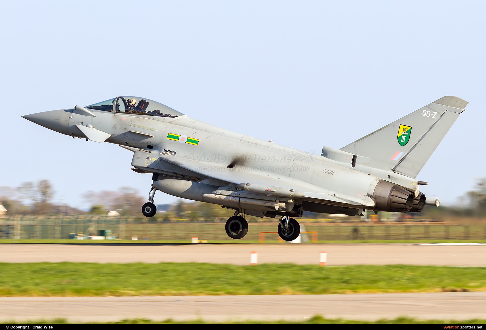 UK - Air Force  -  EF-2000 Typhoon FGR.4  (ZJ911) By Craig Wise (Tigger Bounce)