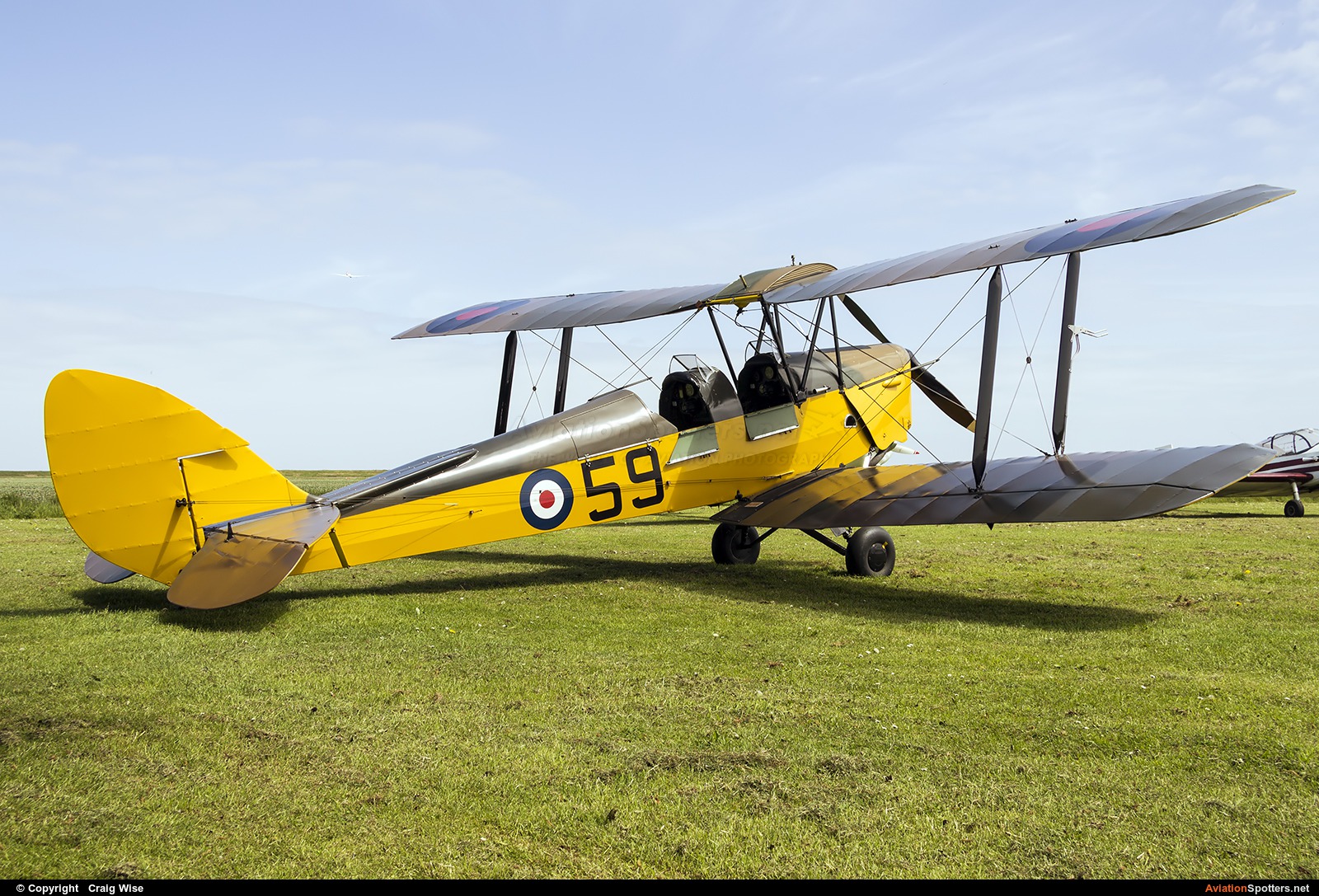 Private  -  DH. 82 Tiger Moth  (R4959) By Craig Wise (Tigger Bounce)