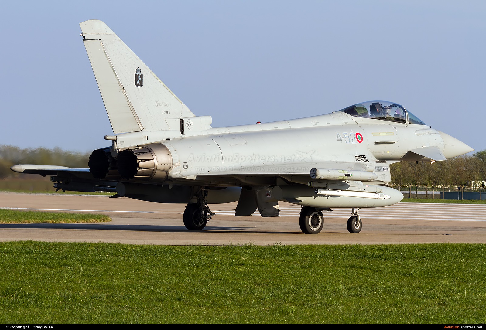 Italy - Air Force  -  EF-2000 Typhoon S  (MM7294) By Craig Wise (Tigger Bounce)