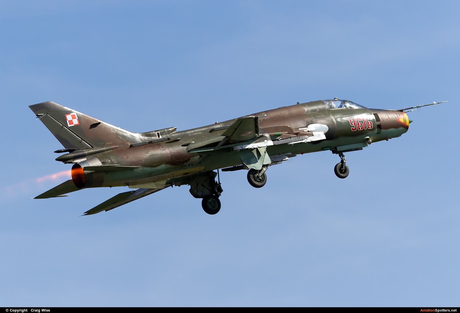 Poland - Air Force  -  Su-22M-4  (9616 ) By Craig Wise (Tigger Bounce)