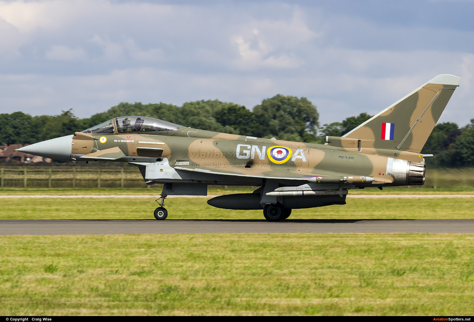 UK - Air Force  -  EF-2000 Typhoon FGR.4  (ZK349) By Craig Wise (Tigger Bounce)