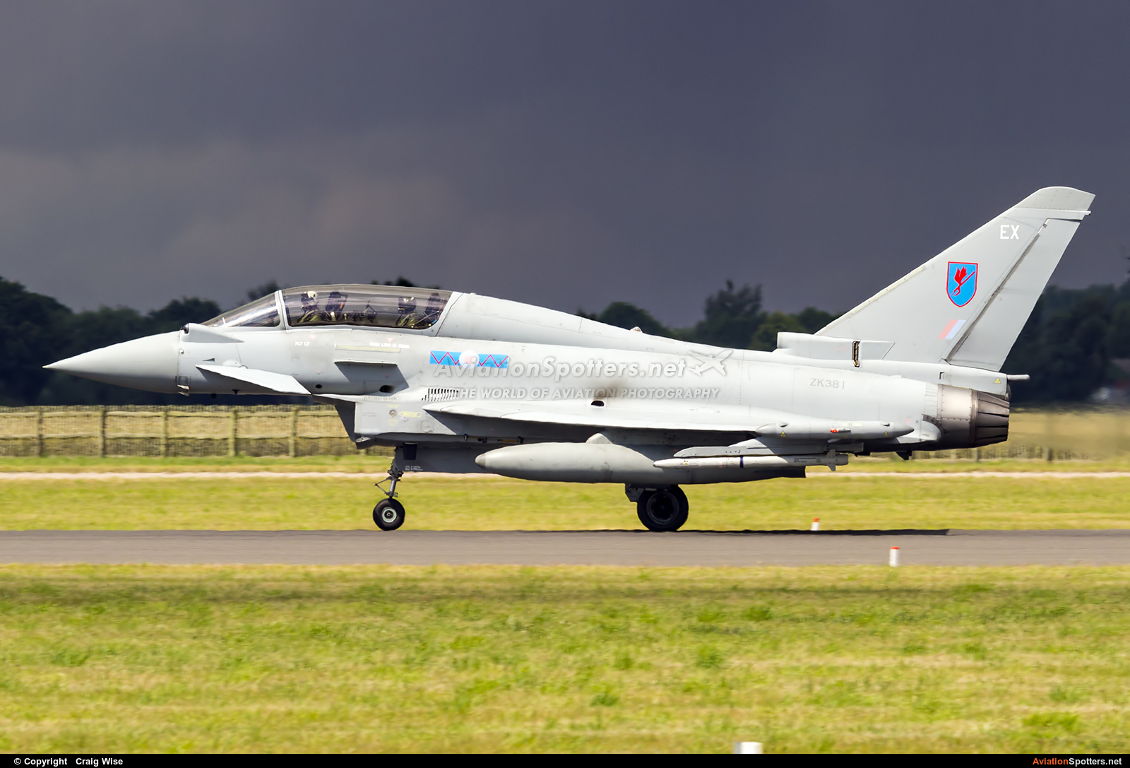 UK - Air Force  -  EF-2000 Typhoon T3  (ZK381) By Craig Wise (Tigger Bounce)