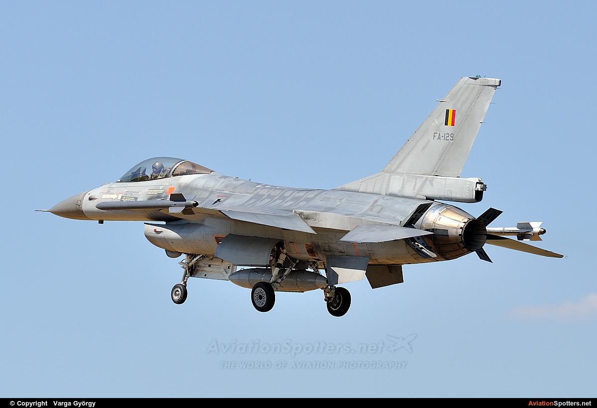 Belgium - Air Force  -  F-16AM Fighting Falcon  (FA-129) By Varga György (vargagyuri)