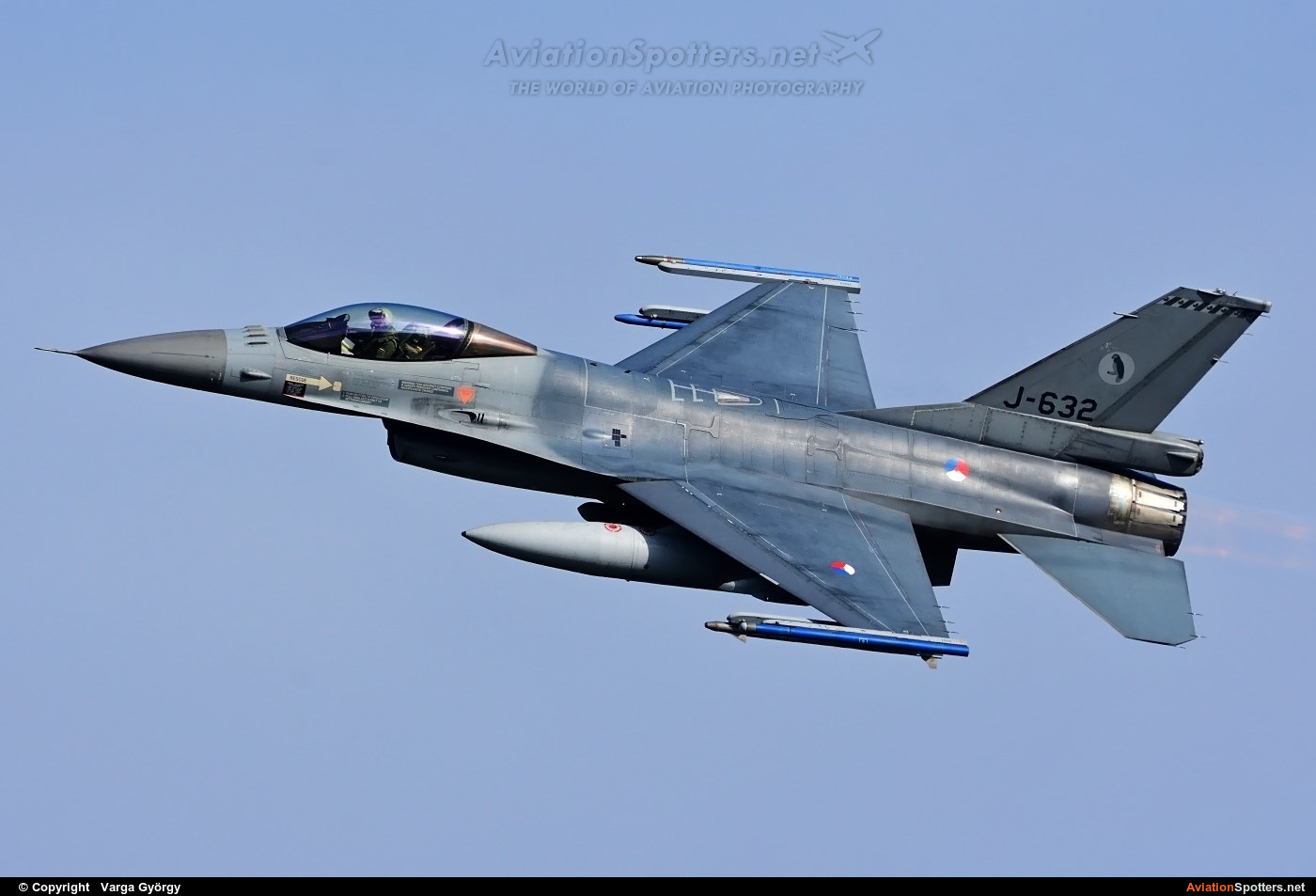 Netherlands - Air Force  -  F-16AM Fighting Falcon  (J-632) By Varga György (vargagyuri)