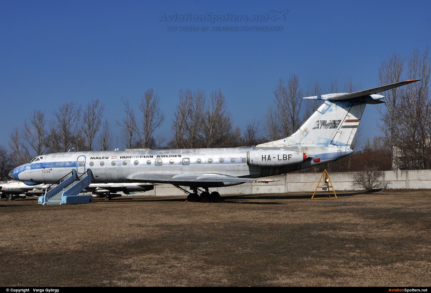 Malev  -  Tu-134A  (HA-LBF) By Varga György (vargagyuri)