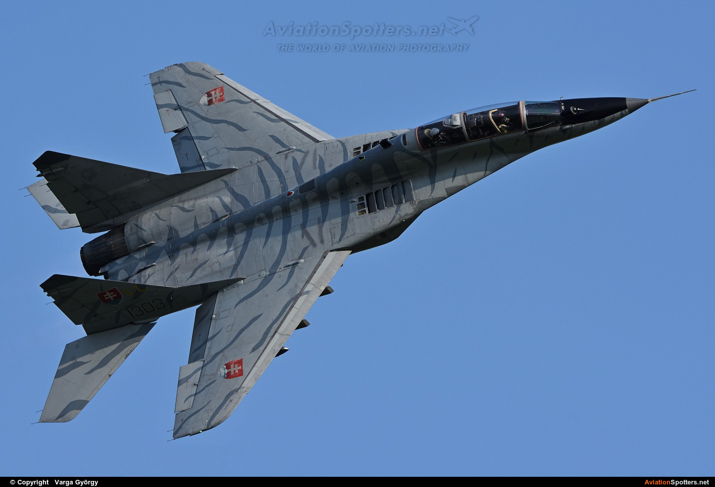 Slovakia - Air Force  -  MiG-29UBS  (1303) By Varga György (vargagyuri)