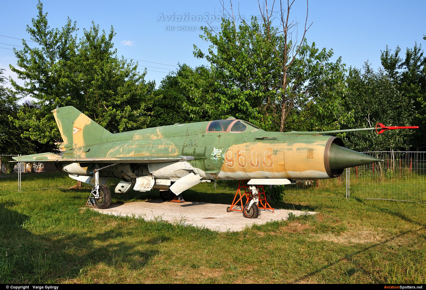 Hungary - Air Force  -  MiG-21MF  (9603) By Varga György (vargagyuri)
